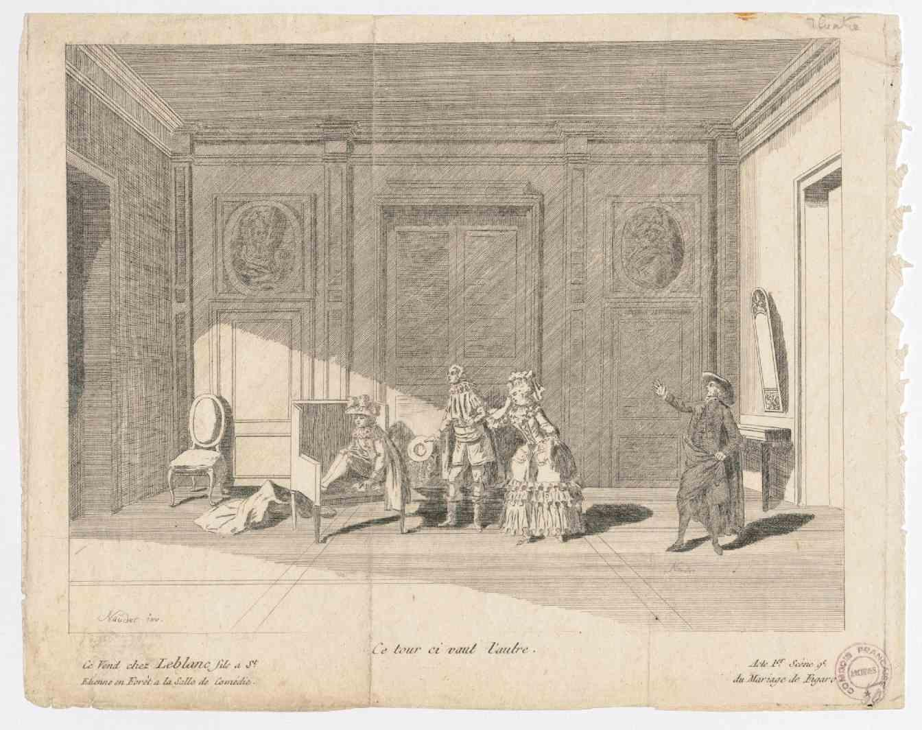 Le Mariage de Figaro (acte I, scène 9)